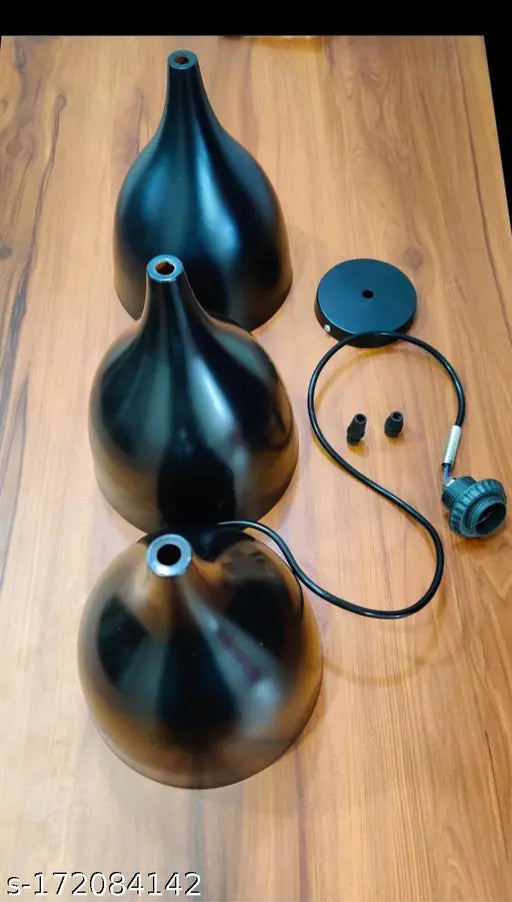 BLACK R@Y Lamp/Pendant Lamp/Ceiling Light to décor your Home/ Bedroom/ Drying Room/ Living room/ Restaurant and Home Decor Pendants Ceiling Lamp (PACK OF 5).