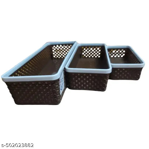 Stylish & Durable Storage Basket & bedside organizerSet – Space-Saving Organizers for Office & Dressing Table