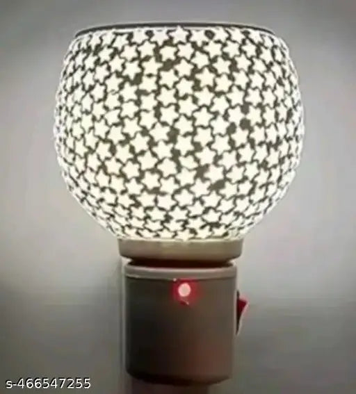 Kapoordani Oil Diffuser With On Off Switch To Toggle For Burner & Lamp Glass, Plastic, Steel Incense Holder Set