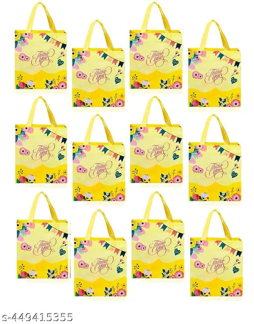 12 pcs Return Gift Bags for Kids Birthday Party, Thankyou Gift Bags, 12 pcs Birthday Return Gifts Party Favor Return Gift Navratri Gift Bags for Kanya Thankyou Gift Bags for parties festivals