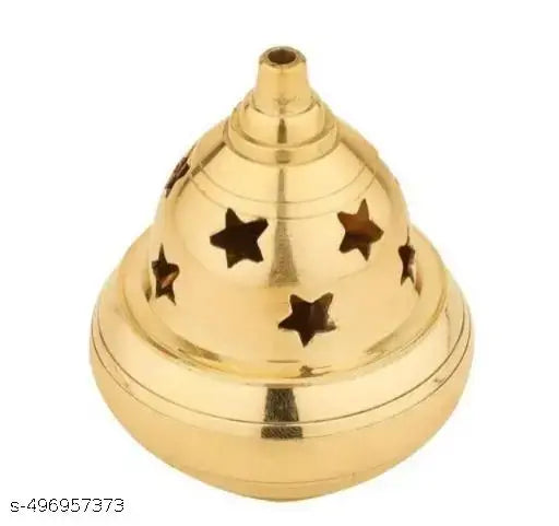 Home Trends India Brass Diya for Puja Akhand Diya Jyothi Oil Lamp Deepak for Diwali Mandir Decor Small (2.5 Inches)