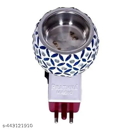 Trendy Electric Kapur Dani Camphor Diffuser & Stylish Kapoor Dani Stand Incense Kapurdani Holder Camphor Burner for Home Fragrance a Natural room freshener Kapoordani