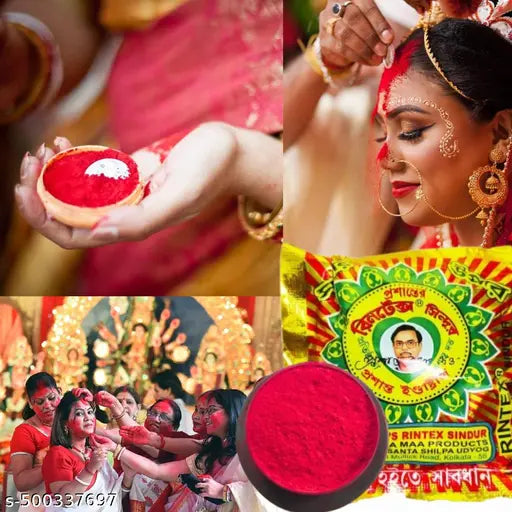 Red Sindur | Traditional Lal Sindoor | Bengali Puja & Wedding Use