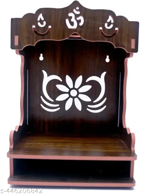 stastore Wooden Singhasan Temple.Wall Hanging and Table Top