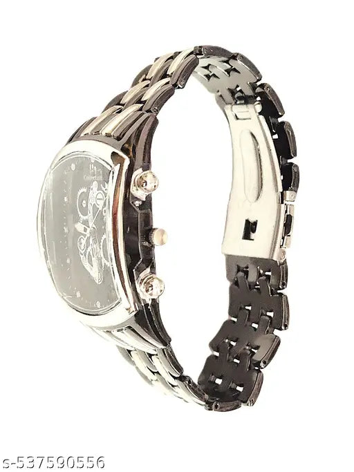 new classic vintage premium formals wedding stylish designer royal luxury gold silver mens watch