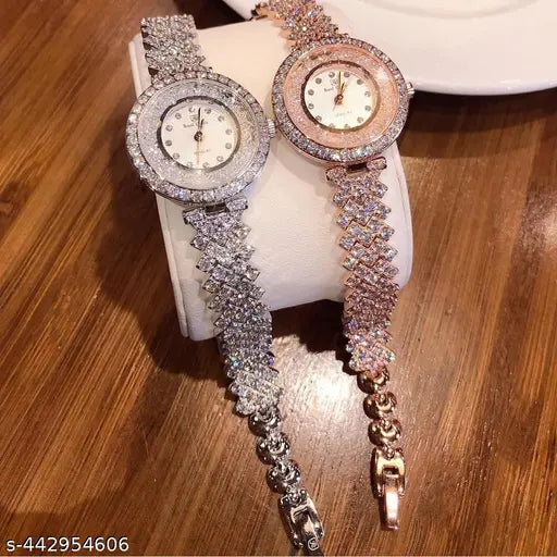 NG TIME STAR luxury watches women's niche high-end diamond quartz watch student rose gold Roman pattern full of diamond women's watch