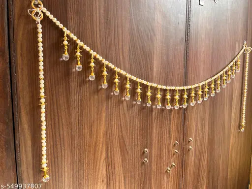Set Of Toran For Door With Side Hanging Latkan Toran For Main Door Diwali Gift Toran Size 3 Feet Latkan Size 1.25 Feet