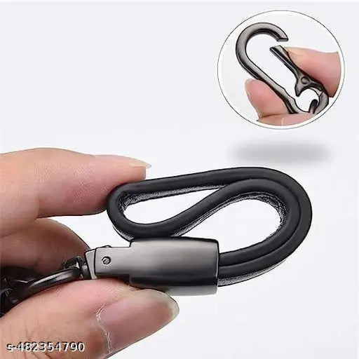 Hurrio Royal Enfield Leather/Metal Best Quality Bike key chain with Hook Key Chain