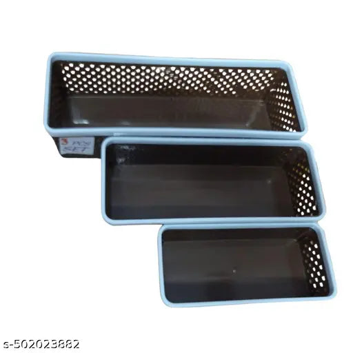 Stylish & Durable Storage Basket & bedside organizerSet – Space-Saving Organizers for Office & Dressing Table