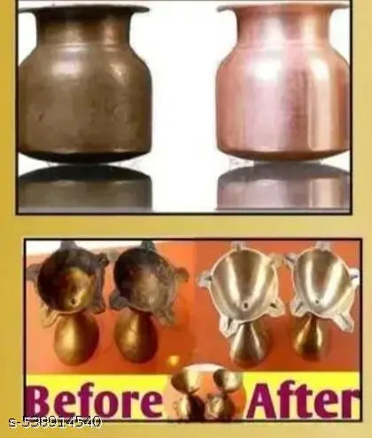 Pitambari Shining Powder 1.KG+1.KG(FREE) for 9 metals (copper,brass, aluminium, silver,steel) for Washing Puja Pots