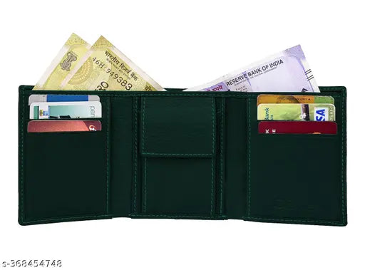 BUFFHIDE RFID Protected 100% Genuine Leather Gift Hamper For Men | Leather Wallet For Men's | Wallets Branded | Wallets For Men (Verdant) ,Leather wallet combo for men