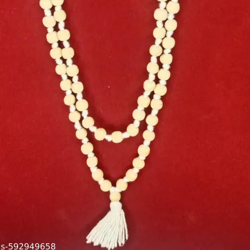 तुलसी माला १०८ नाम जाप - Tulsi Mala 108 Naam Jaap | Natural Tulsi Mala 108 Beads Original - Shiv Gems and Rudraksh