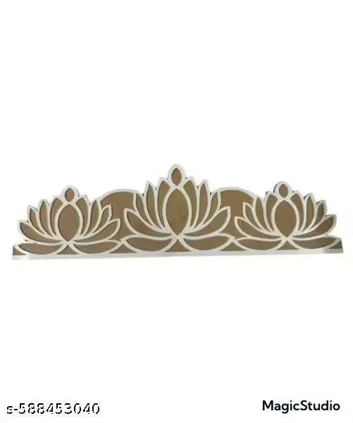 MDF Readymade Umbra Patti Rangoli Mats 4x12 Inches | Pack of 3 Pieces | Easy to Use Rangoli Template | Portable Diwali Decor Stencils