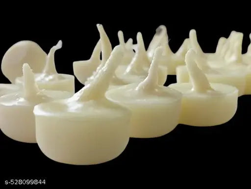 Konark Puja Ghee Wicks Pack of 100 Ghee Batti ,Homemade pure Ghee Batti for Aarti and Puja pack of 100 Pcs