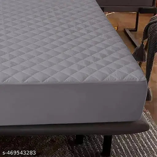 Cotton Quilted 100% Waterproof Mattress Protector King Size Fitted Bed Cover 220GSM