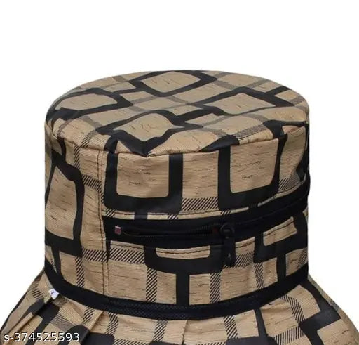 AADVAY & ADVIKA Dustproof & Waterproof LPG PVC Gas Cylinder Cover with Stylish & Designer Print Gas Cylinder Protector - (Multicolour) DEH 05