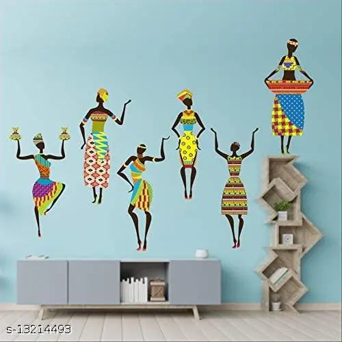 Walltech Tribal Lady Wall Sticker
