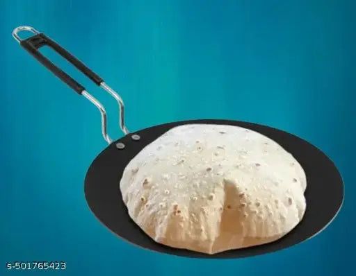 Ved traders 9inch Loha tawa iron pot pack of 1p