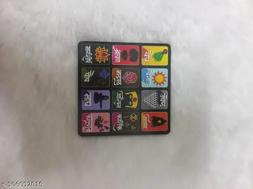 Marathi Calendar MDF Printed Rangoli - 4 Inch - Thinkness 3MM Pack of 1