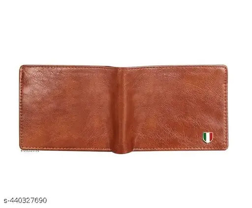 ITALI Men in Brown Artificial Leather Wallet 3 Card Slots