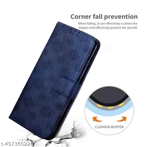 Innovex® Flip Cover for Vivo Y53S | Back Cover Case for Vivo Y53S - Ultimate Blue