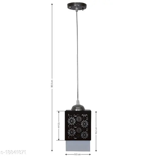 Gojeeva  Wooden Style Hanging Lamp Creative Wood Pendant Light Lamp Suitable for Living Room,Foyer,Bedroom,Hallway Pendants Pendants Ceiling Lamp(Pack of 1)