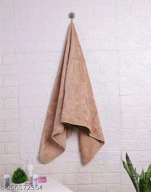 Microfiber Towels for Bath Large Size-Super Soft Coral Fleece Bathing Towel with Hook Quick Dry Super Absorbent-Bath Towel for Men and Women-70x140 cm (Purple, Pack of 2)