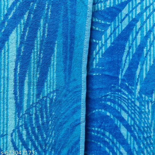 100% Cottton Bath Towel Leaf Design