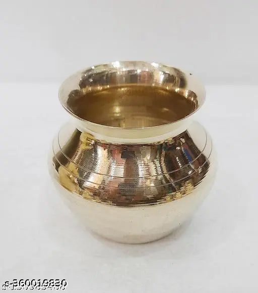 Brass Lota Kalash / Pooja Lota / Brass Kalash Brass Kalash Brass Kalash Puja Articles/Paragi lota/Kalash lota(Gold): 6x7cm set of 1 lota