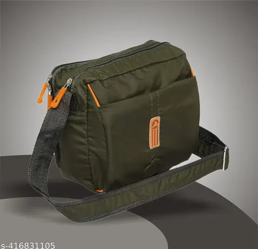 Cross body Sling Bags || Stylish Shoulder Men & Women Cross Body Bag || Office Business Messenger Bag Water Resistant for Men and Women || (Pack Of 1)
