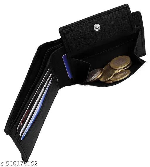 WOLFWARE RFID Protected 100% Genuine Leather Gift Hamper For Men | Leather Wallet For Men's | Wallets Branded | Wallets For Men (Lee-on Black) ,Leather wallet combo for men