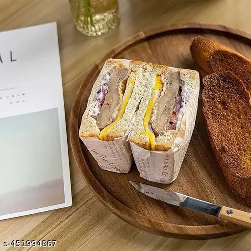 Wooden serving tray for breakfast lunch and dinner