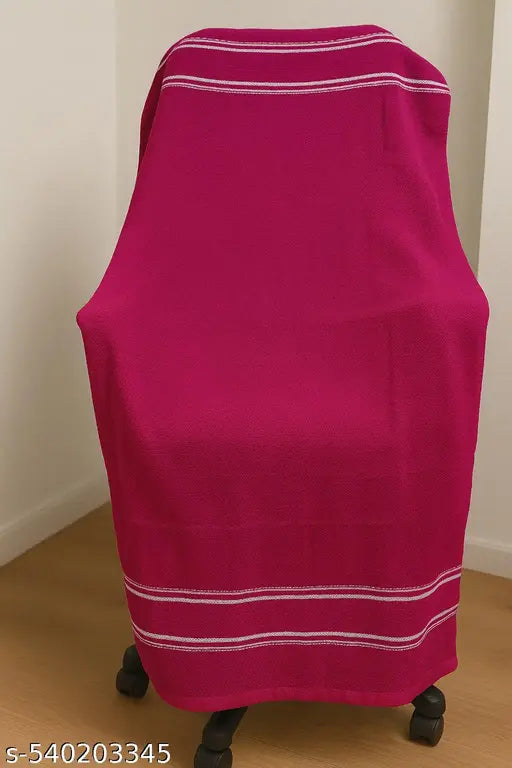 Striped Bath Towel – 54 x 27 Inch"– Unisex - Ideal for Men/Women/Kids– Combo of Two Towels