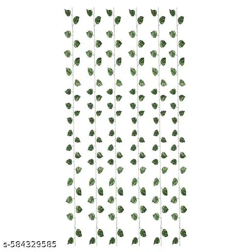 Artificial Garland Money Plant Leaf Creeper (pack of 2) (Each of 7 to 8 ft)