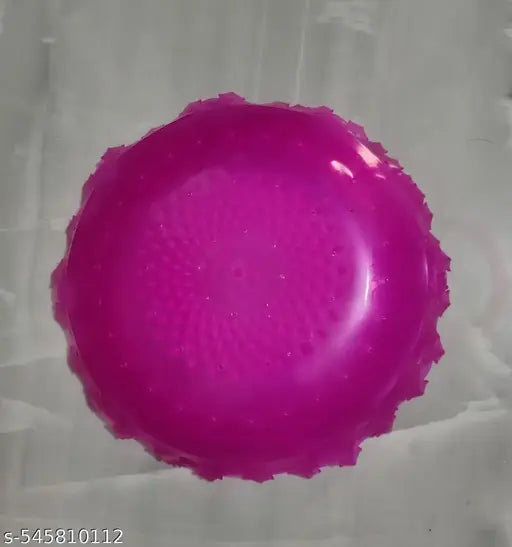 Clear Pink Colour Plastic Decorative Hanging Jhumar Plate 8 inch (2 Pcs)