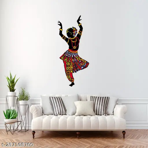 god & god's New Modern Art & Trendy Wall Stickers for Home Decoration, Living Room, Bedroom Size Large