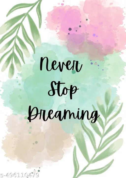 Arts Motivational Poster Wall Design For Living Room Drawing Room Poster Paper Print Pack of 6 (29 Cm*21 Cm)