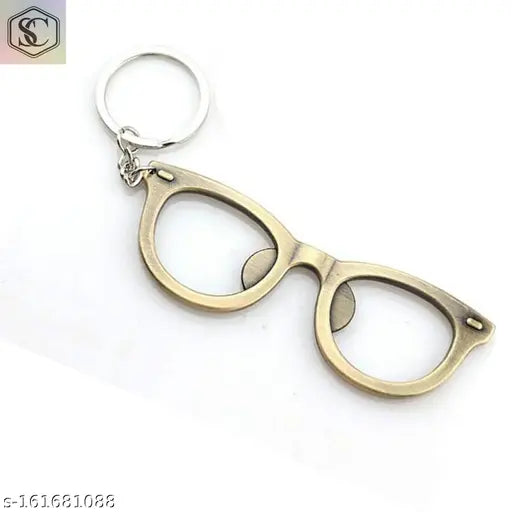 "Classy Double Sided Metal Sunglasses" Keychain (Copper Color)