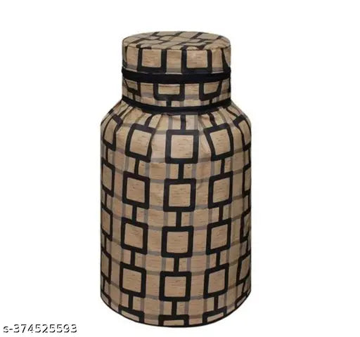 AADVAY & ADVIKA Dustproof & Waterproof LPG PVC Gas Cylinder Cover with Stylish & Designer Print Gas Cylinder Protector - (Multicolour) DEH 05