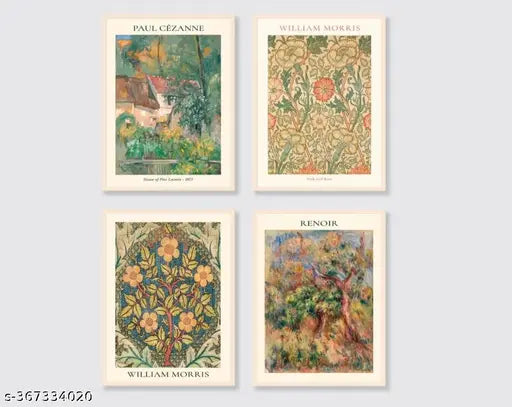 CRAFT VALLEY- Eclectic Gallery Wall Print Set of 24  Eclectic Gallery Art, Green Vintage, Home Decor,