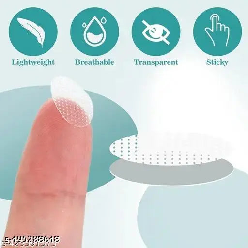 EPIC 100 PCS (10 sheets)Invisible Earlobe Support Patches Ear Stickers for Heavy Earrings Ear Lobe Tape Earlobe Tapes Protects Ear Lobe Support for Earrings Healthy Ear Lobes from Tearing