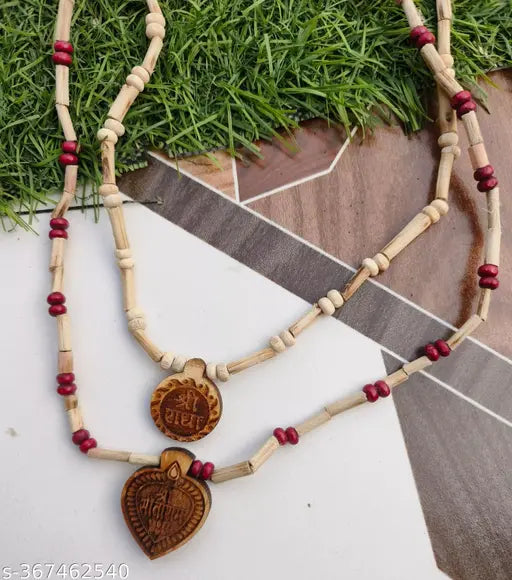 100% Authentic Tulsi Mala With Shri Radha And Shri Sitaram Locket