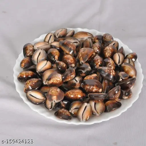 Bachapan DigiRake Kauri - Kowri - Cowry - Kaudi - Cowrie - Gavvalu- 21 Pcs (21) Stoneware Yantra