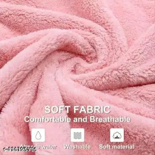 ( PACK OF  1 ) Hair Towel Wrap Turban Microfiber, Hair Drying Towels Quick Hair Hat Drying Shower Head Towels Wrapped Bath Cap Anti Frizz Hair Dryer Towel for Women Girl Wet/Long/Curly/Thick Hair Shower Caps heavy quality hair wrap towel (Export Quality)