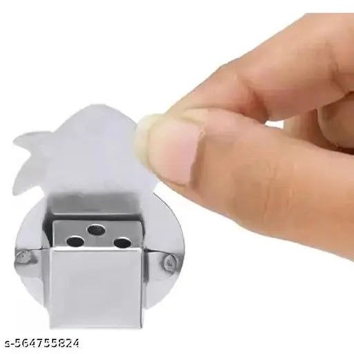 Incense Stick Holder for Home Agarbatti Holder for Wall Mounted Stand Self Adhesive Wall & Pooja Room, Temple, Office Agarbatti Stan Silver Small (Set of 6) (2.5 Inches)