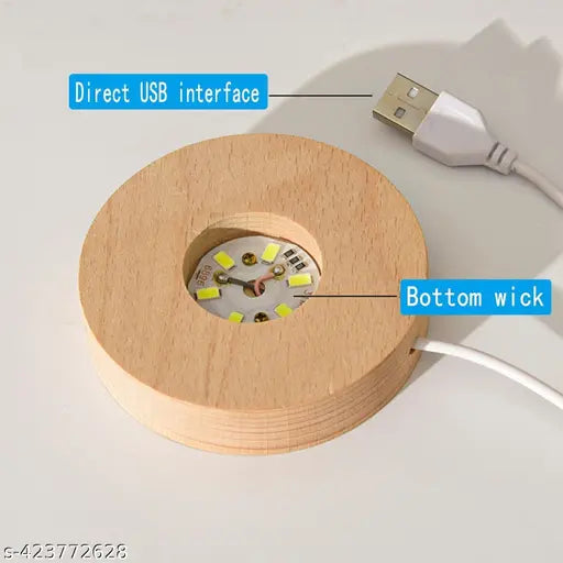 3D Galaxy Crystal Ball Night Lamp,Creative Engraved Crystal Ball Night Light, USB Table LED Wooden Crystal Ball for Home Office Decoration Birthday Gift Adults (Galaxy)