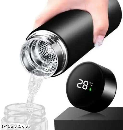 Temperature Smart Vacuum Insulated Thermos Water Bottle with LED Temperature Display Stainless Steel Perfect for Hot and Cold Drinks Tar