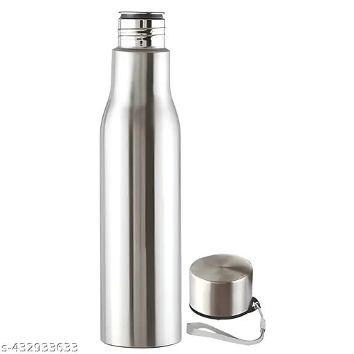 Missippi Stainless Steel 1000 ml Water Bottle with Side Rope  for school,college,fridge,office.