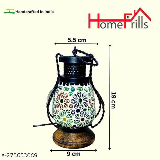 Wooden Lamp | Lantern | Decorative Electric Lamp | Hanging Lamp Light | Lamp for Table | Home Decoration | Diwali Lamp | Diwali Gift | Living Room Decor | Office Decor
