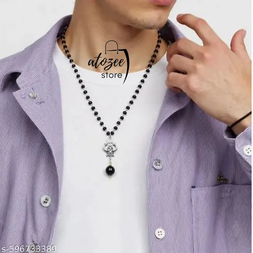 karungali trishul mala | om trishul pendant mala | karungali mala original | karungali mala original | black beads spiritual chain | karungali mala with certificate